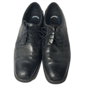Nunn Bush Mens Black Oxford Dress Shoes 11 M Leather
